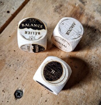 Kits de dés 3cm pour lire l'avenir - Image 5
